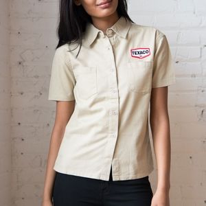 Almost Legal | NEW Distressed Texaco Shop Top